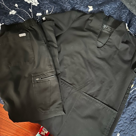 Figs scrub set, black xs/s - Picture 1 of 2